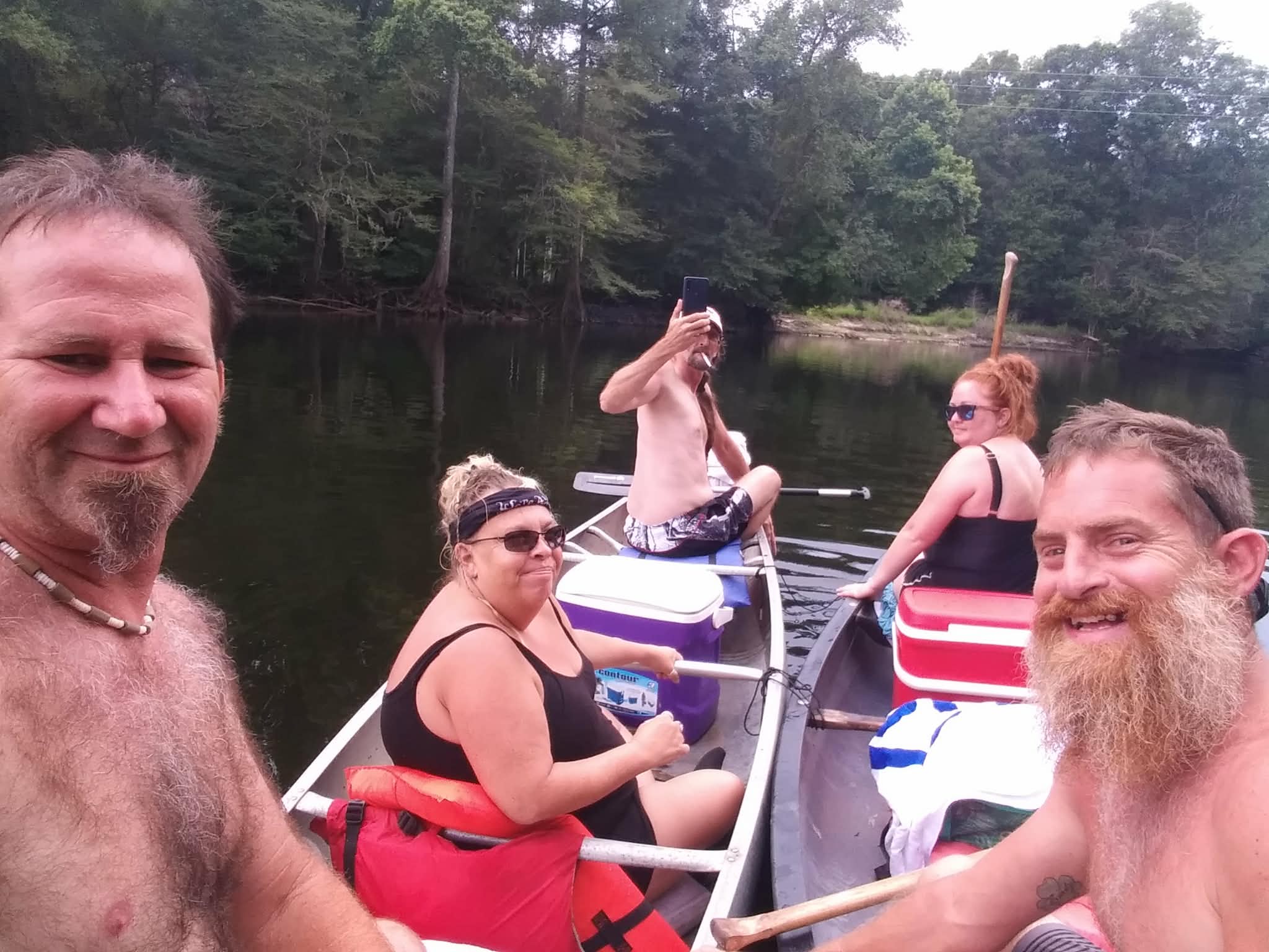 Paddling the River