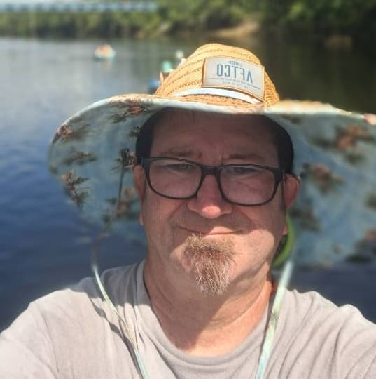 Rob on the Santa Fe River in Fort White, Florida